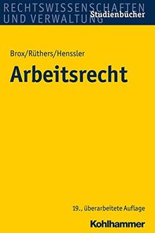 Arbeitsrecht (Studienbücher Rechtswissenschaft)