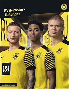 Borussia Dortmund Posterkalender 2023 - BVB - Bundesliga - Wandkalender mit Monatskalendarium - 34 x 44 cm