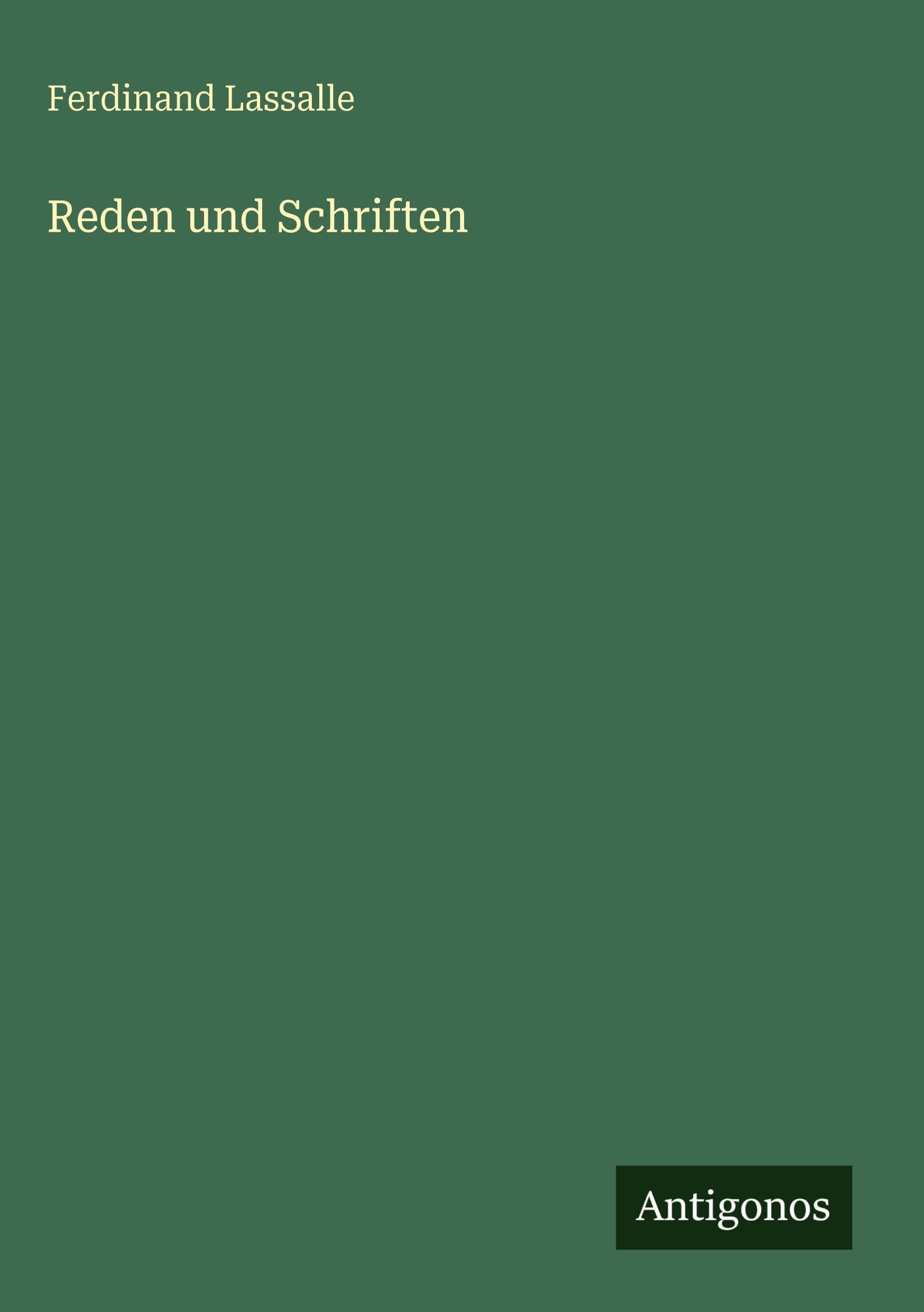 Reden und Schriften