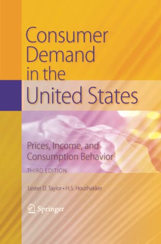 Consumer Demand in the United States: Prices, Income, and Consumption Behavior