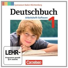 Deutschbuch 1: 5. Schuljahr Übungs-CD-ROM zum Arbeitsheft. Gymnasium Baden-Württemberg