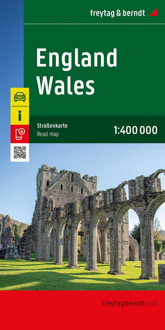 England - Wales, Straßenkarte 1:400.000, freytag & berndt (freytag & berndt Auto + Freizeitkarten)