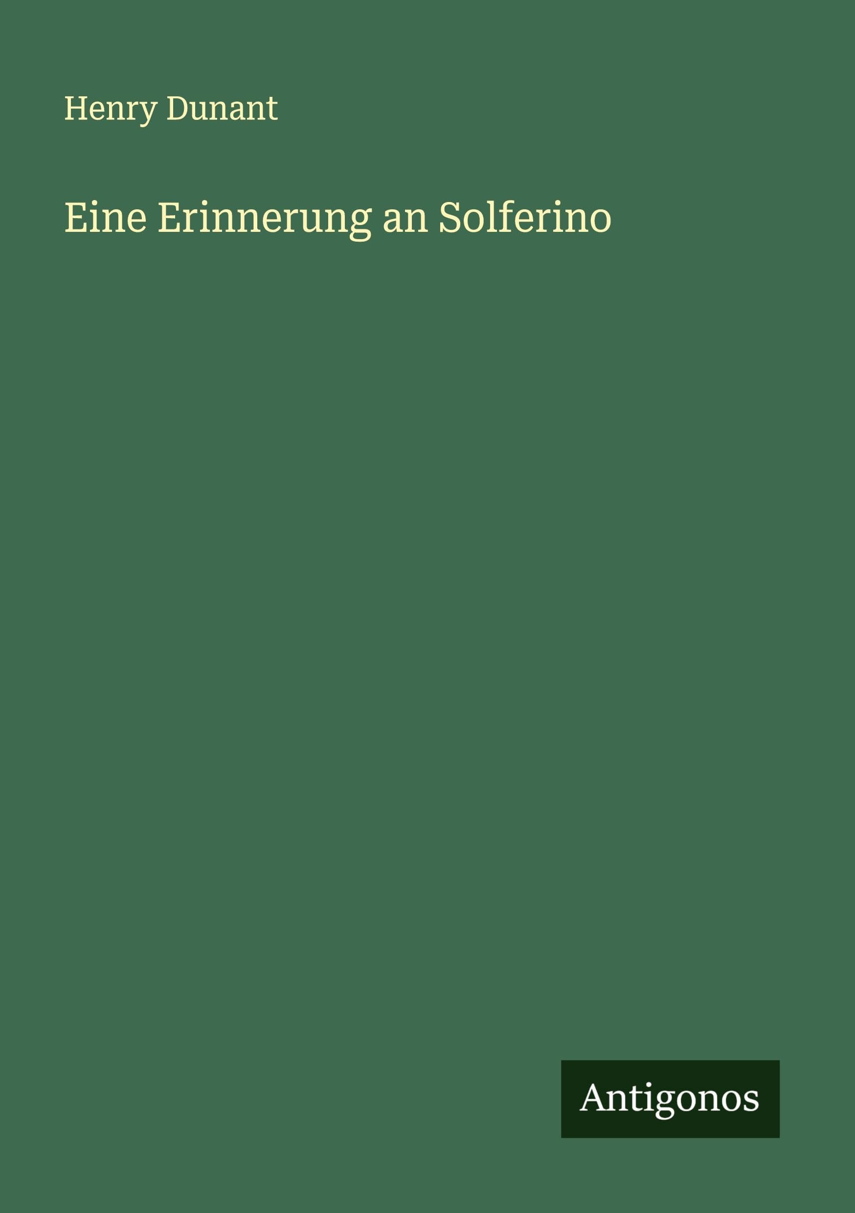 Eine Erinnerung an Solferino