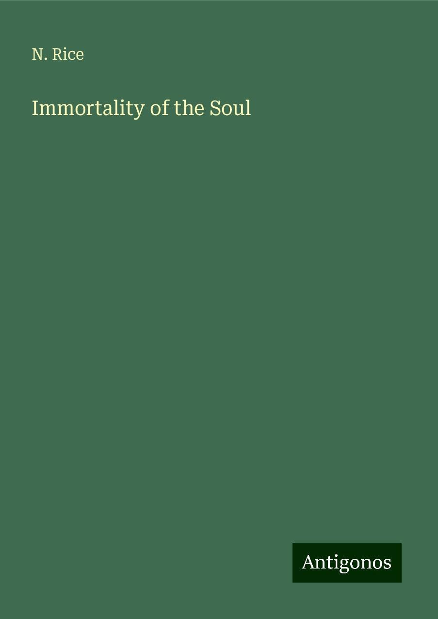 Immortality of the Soul