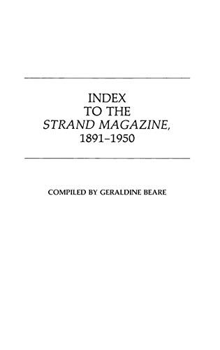 Index to the Strand Magazine, 1891-1950.