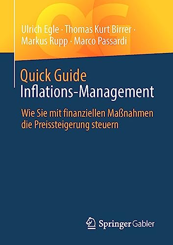 Quick Guide   Quick Guide Inflations-Management - Ulrich Egle Thomas K Birrer Markus Rupp Marco Passardi Kartoniert (TB)