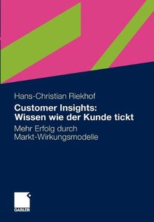 Customer Insights: Wissen wie der Kunde tickt: Mehr Erfolg durch Markt-Wirkungsmodelle