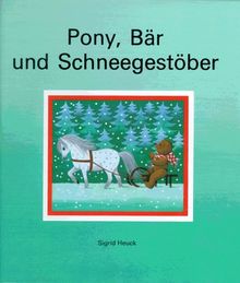 Pony, Bär und Schneegestöber