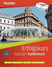 Erfolgskurs Italienisch: Paket: 2 Übungsbücher + 4 Audio-CDs + 2 CD-ROMs