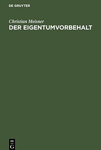 Der Eigentumvorbehalt
