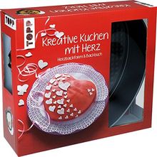 Kreativ-Set Kreative Kuchen mit Herz: Buch mit Rezepten und Herzbackform mit Herzdesign (Buch plus Material)