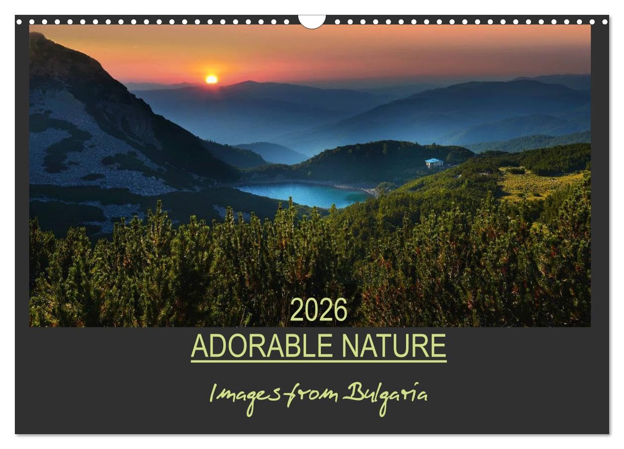 Adorable Nature - Images from Bulgaria / UK-Version (Wall Calendar 2026 DIN A3 landscape), CALVENDO 12 Month Wall Calendar: The beautiful nature of Bulgaria
