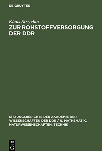 Zur Rohstoffversorgung der DDR