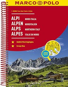 MARCO POLO Reiseatlas Alpen, Norditalien 1:300 000 (MARCO POLO Reiseatlanten)