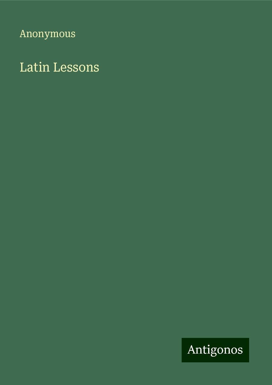Latin Lessons