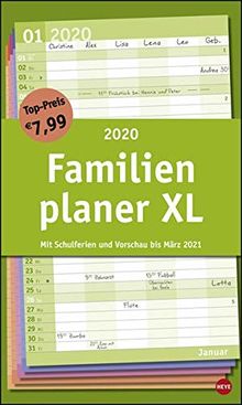 Basic Familienplaner XL 2020 27x45cm