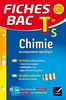 Fiches Bac Terminale: Chimie Terminale S