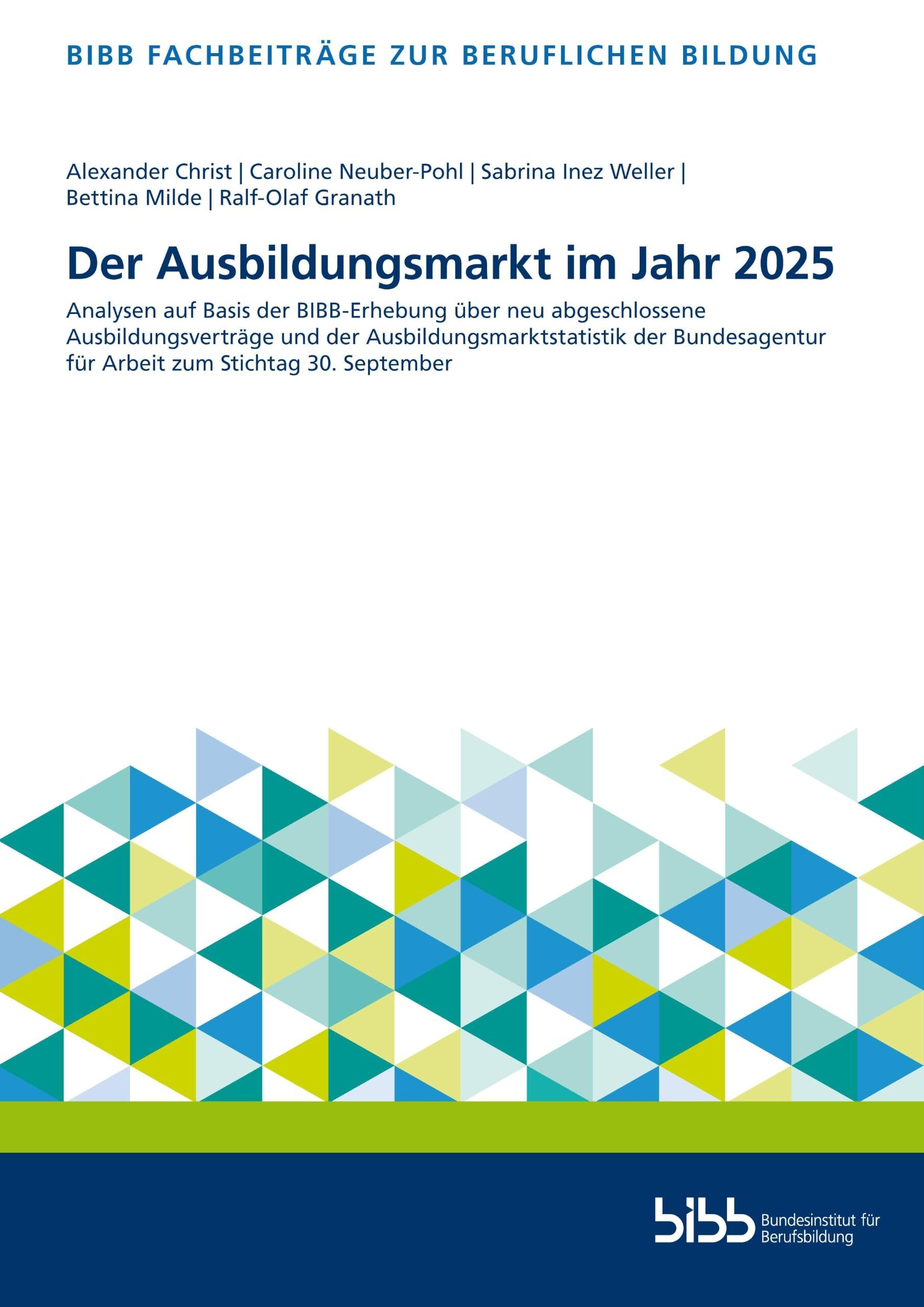 Der Ausbildungsmarkt im Jahr 2025