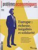 Europe : Richesse, Inegalites et Solidarité - Pe N 3076