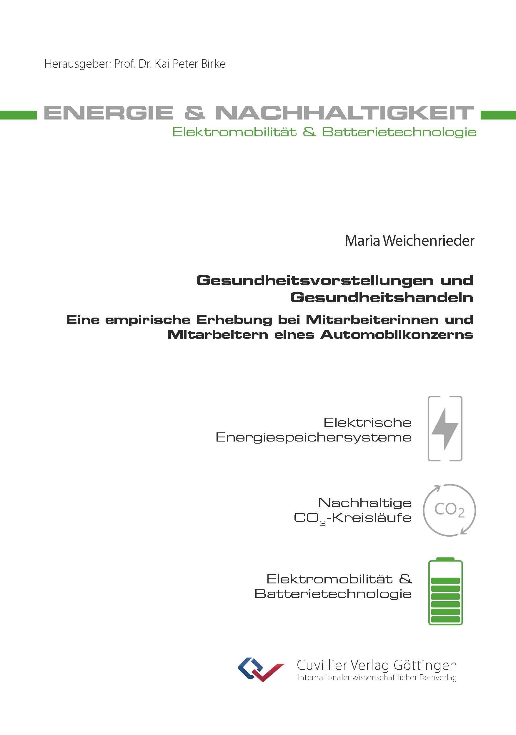 Gesundheitsvorstellungen und Gesundheitshandeln: Eine empirische Erhebung bei Mitarbeiterinnen und Mitarbeitern eines Automobilkonzerns (Energie & Nachhaltigkeit)