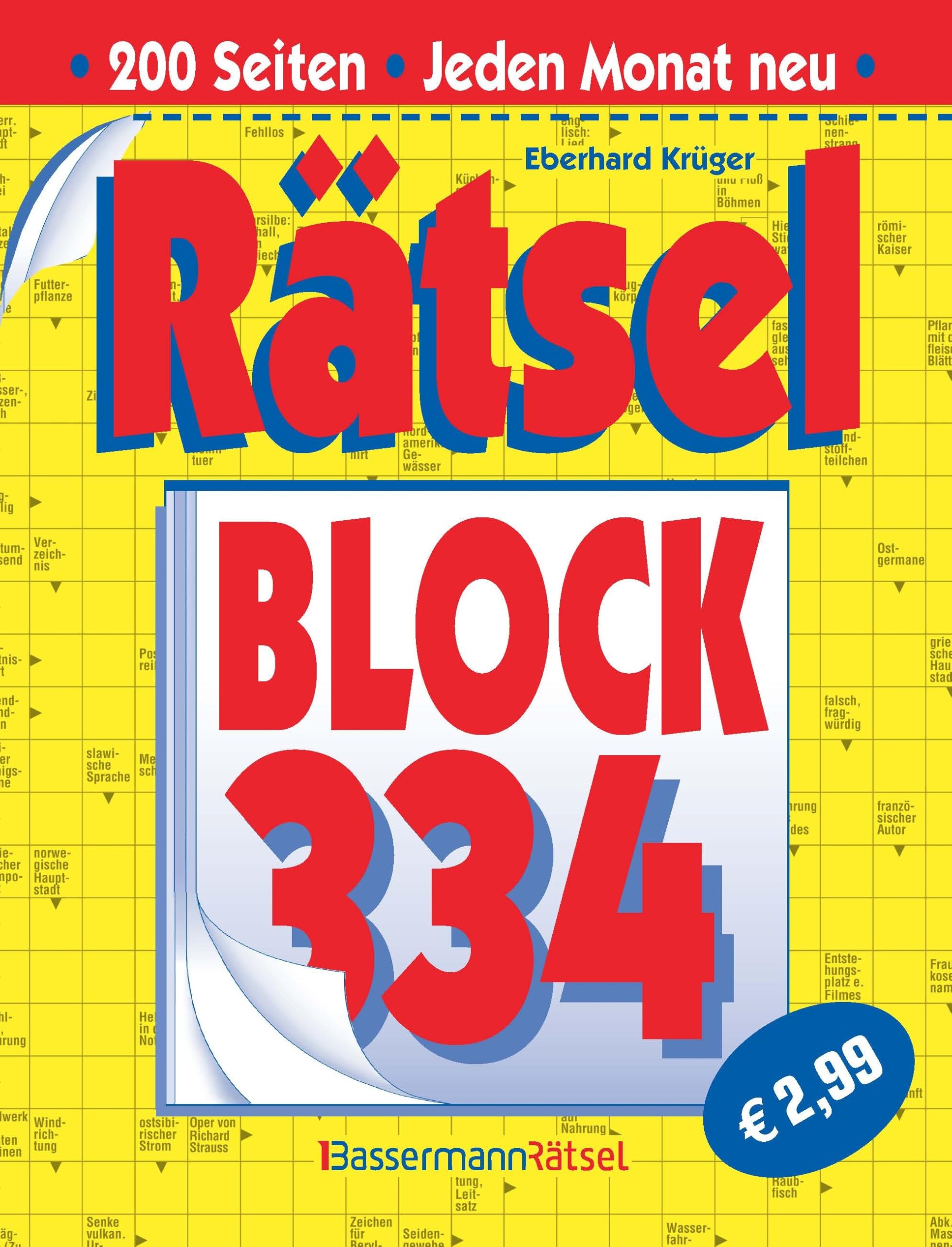 Krüger, Eberhard: Rätselblock 334 (5 Exemplare à 2,99 EUR)
