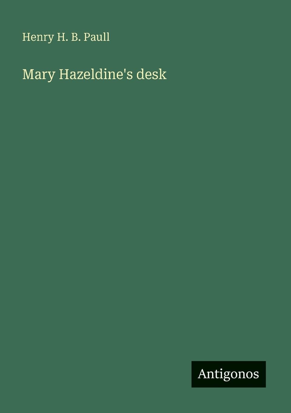 Mary Hazeldine's desk