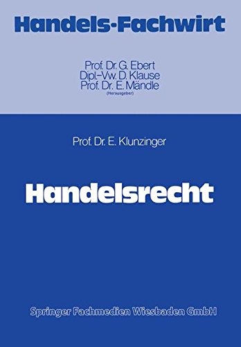 Handelsrecht (Industrie-Fachwirt) (German Edition)