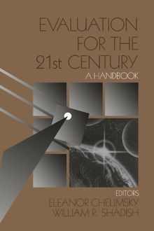 Evaluation for the 21st Century: A Handbook
