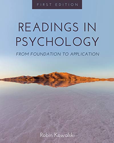 Readings in Psychology: From Foundation to Application