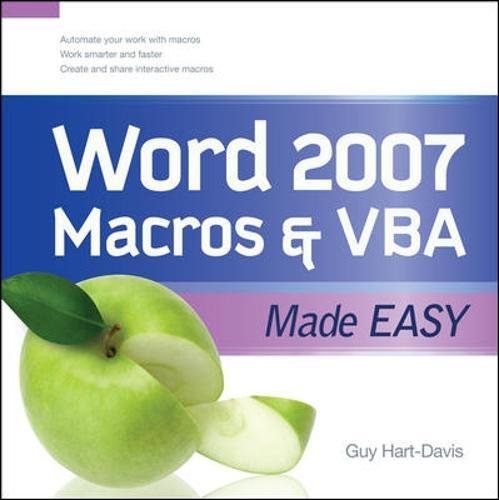 Word 2007 Macros and VBA Made Easy (Made Easy Series)