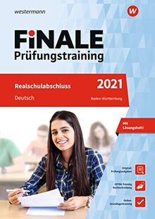 FiNALE Prüfungstraining Realschulabschluss Baden-Württemberg: Deutsch 2021 Arbeitsbuch mit Lösungsheft