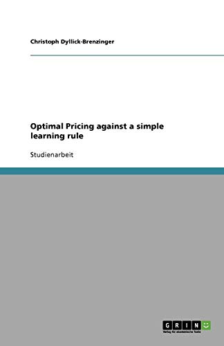 Optimal Pricing against a simple learning rule