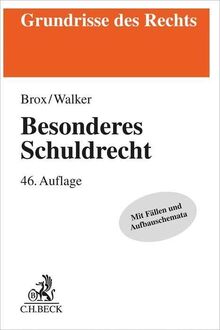 Besonderes Schuldrecht (Grundrisse des Rechts)