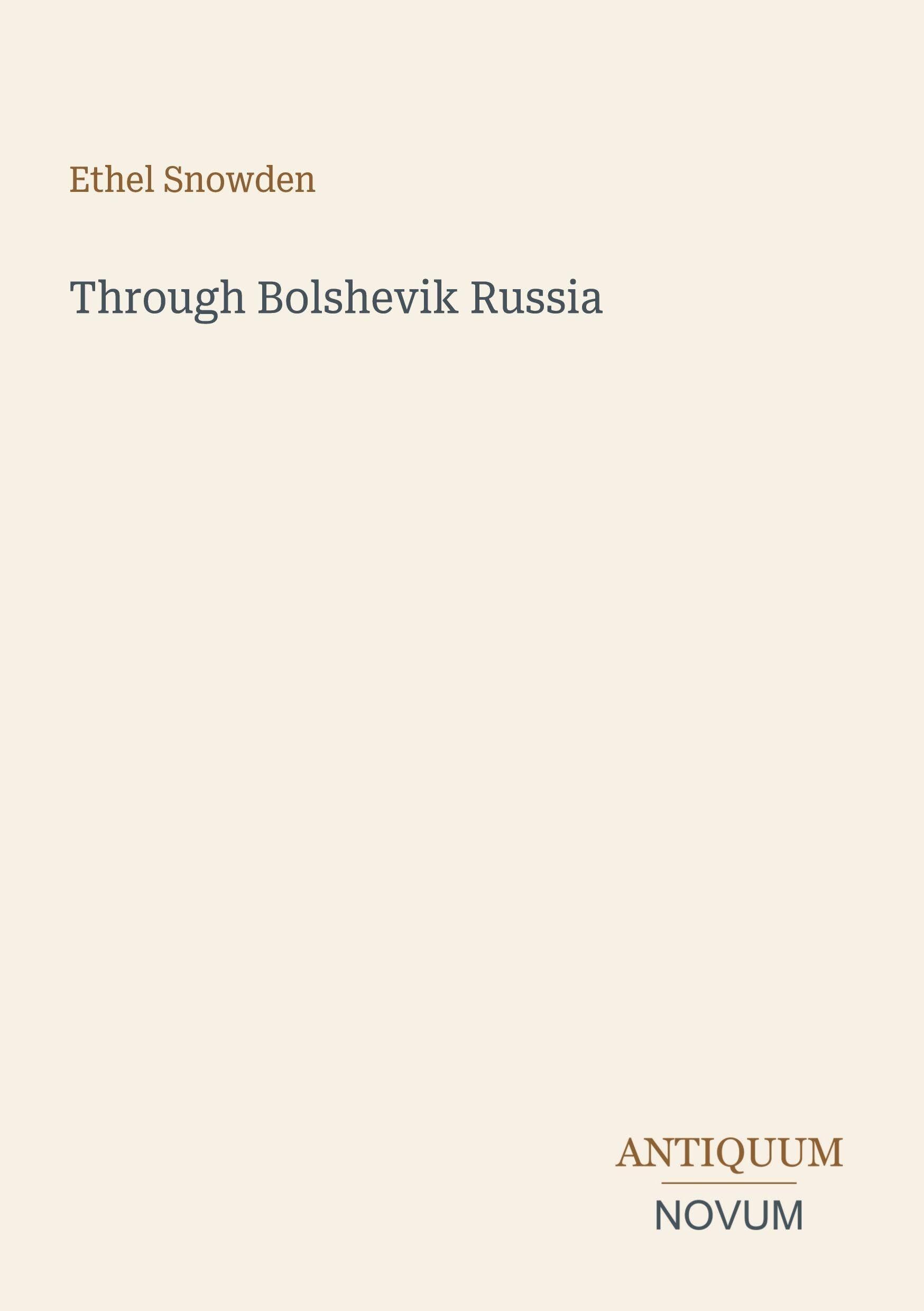 Through Bolshevik Russia