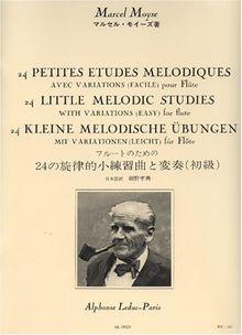 24 Petites Etudes Melodiques avec Variations. Flöte
