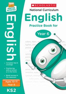 National Curriculum English Practice Book - Year 6 (100 Practice Activities)