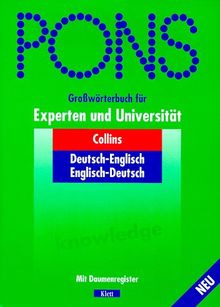 PONS Großwörterbuch, Collins Englisch, mit Daumenregister