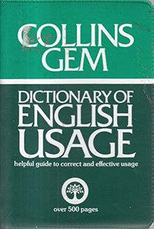 Collins Pocket Dictionary of English Usage