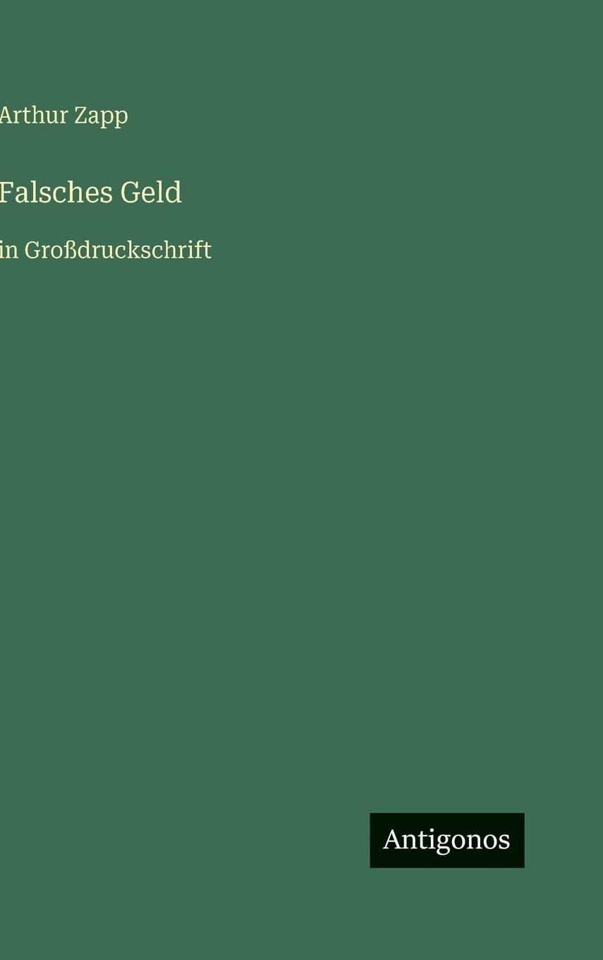 Falsches Geld: in Großdruckschrift