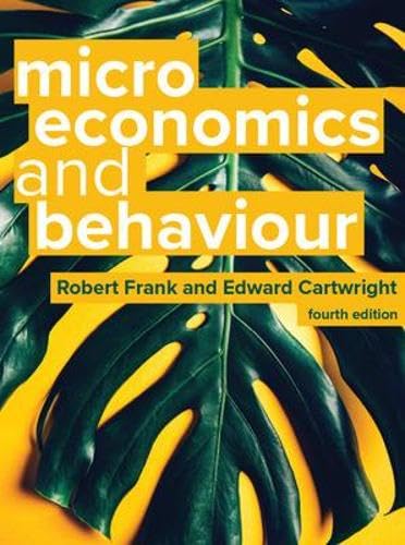 Cartwright, Edward: Microeconomics and Behaviour, 4e