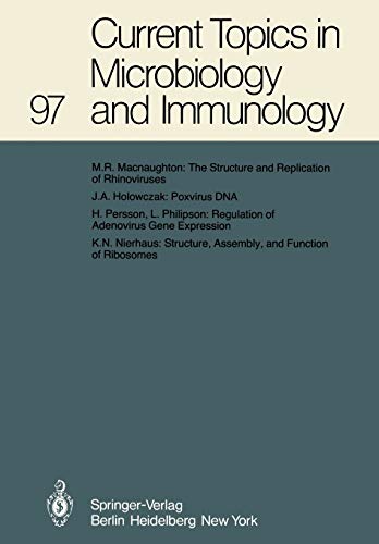 Current Topics in Microbiology and Immunology (Current Topics in Microbiology and Immunology, 97, Band 97)