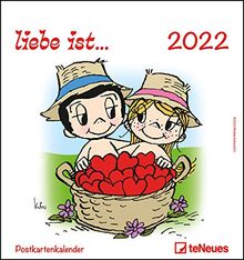 liebe ist... 2022 - Postkarten-Kalender - Kalender-mit-Postkarten - zum-raustrennen - 16x17