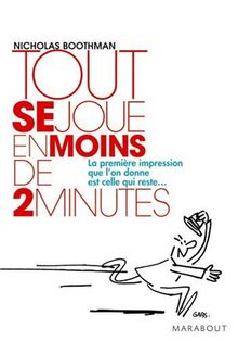 Tout se joue en moins de 2 minutes : la première impression que l'on donne est celle qui reste...