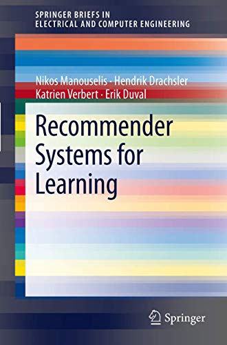 Recommender Systems for Learning (SpringerBriefs in Electrical and Computer Engineering)