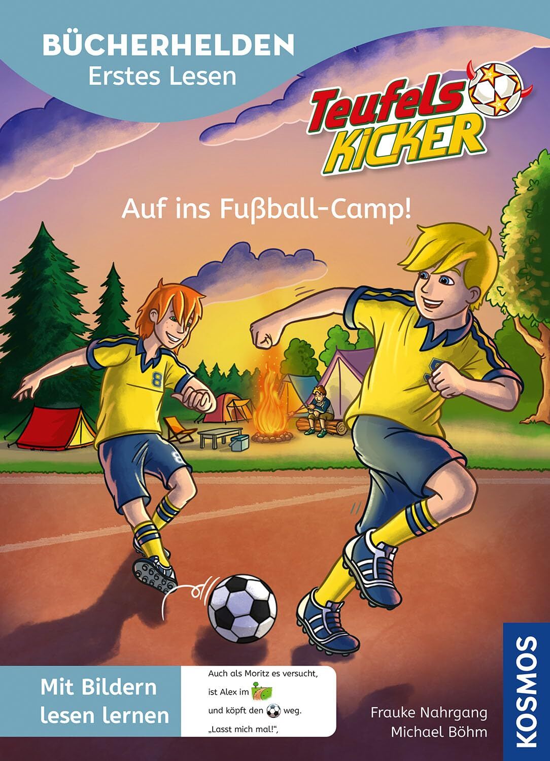 Nahrgang, Frauke: Teufelskicker, Bücherhelden Erstes Lesen, Auf ins Fußball-Camp!