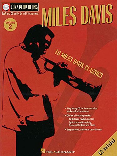 Jazz Play Along Volume 2 Miles Davis Bk/Cd: Play-Along, CD für Instrument(e)