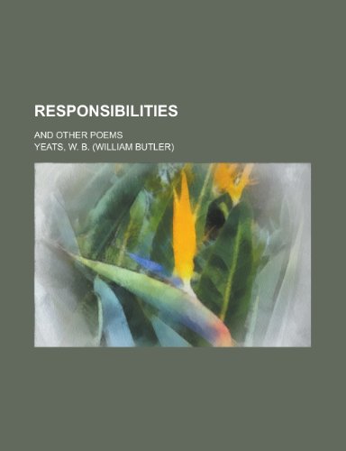 Responsibilities; and other poems