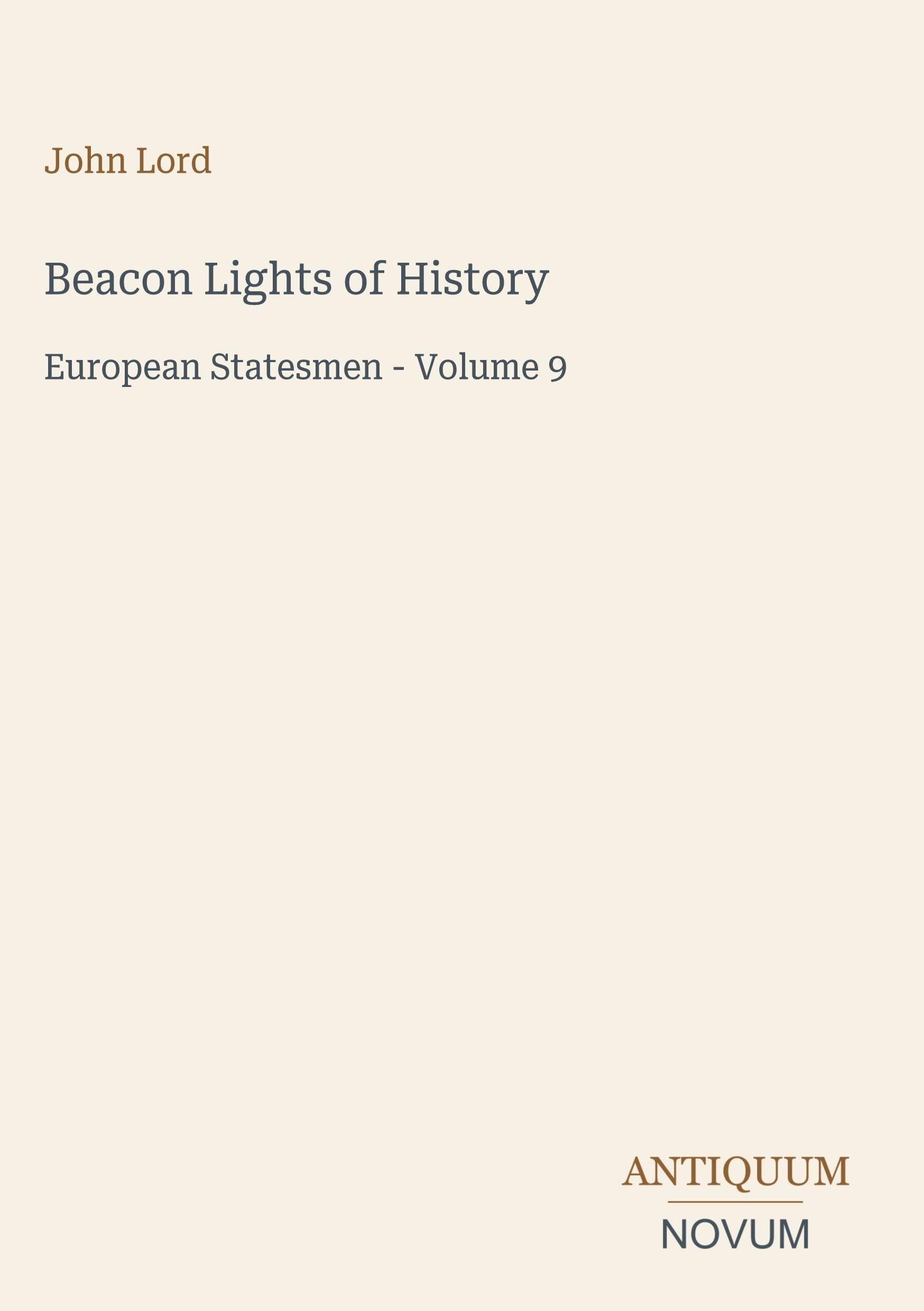 Beacon Lights of History