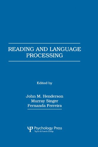 Henderson, John M. Reading And Language Processing