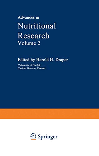 Advances in Nutritional Research (Advances in Nutritional Research, 1, Band 1)